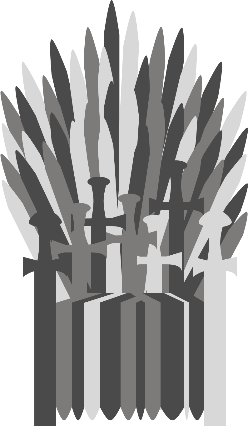 iron throne vector